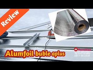 Sekilas aluminiumfoil buble Aplus (untuk pendingin rumah)