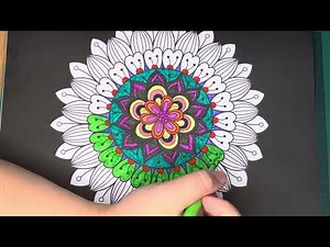 Colour me Happy - Mandala Episode 172 #wellness #mindfulness #happy #colouring #colourme #mandala
