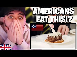 Brit Reacts to BRITISH STUDENTS eating AMERICAN Foods for the First Time!