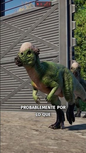 First Pachycephalosaurus in the park 🤯 | JWE2