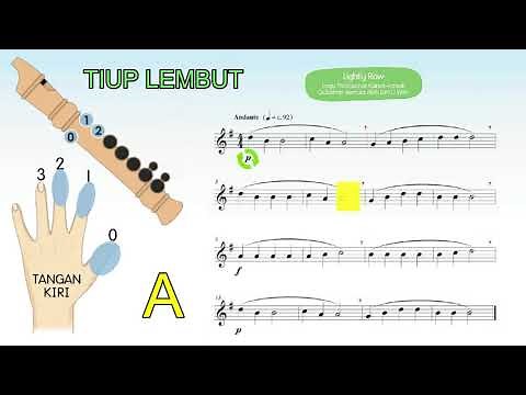 PENDIDIKAN MUZIK TAHUN 5 Rekoder - Instrumental Lightly Row