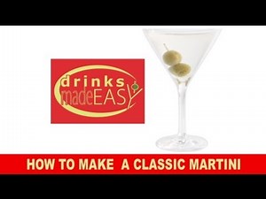 How To Make A Classic Gin Martini | Drinks Made Easy