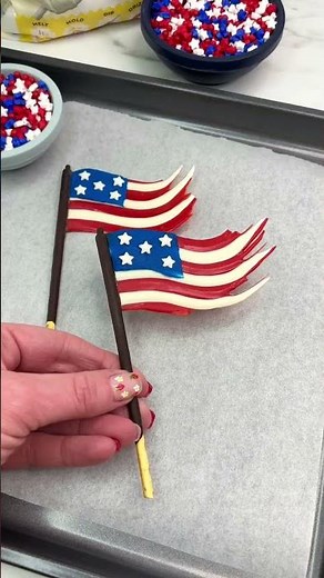 How to Make an American Flag Out of Candy Melts