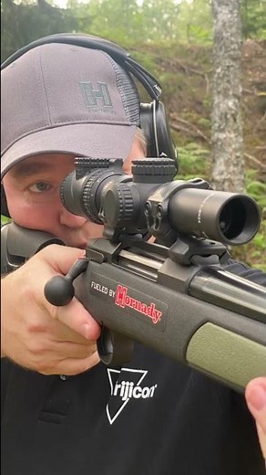 TRAINING FOR DRIVEN HUNT - Fast shooting with Steel Action Rifle and Trijicon AccuPoint scope