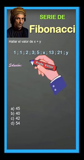 8.2K views · 136 reactions | SERIE DE FIBONACCI #fibonacci | Profe Casas | Facebook