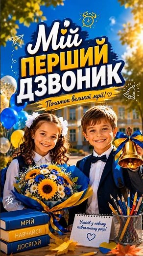 📚 «Мій перший дзвінок» — пісня про найщасливіший день кожного першокласника. #music