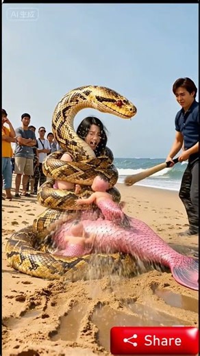 Gorgeous mother Mermaid with adorable baby girls🧜‍♀️ #mermaid #funnyshorts #shorts