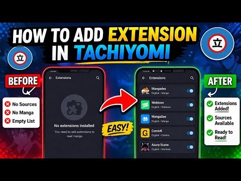 How to Add Extensions in Tachiyomi (2026)