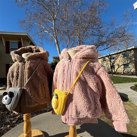 Kids Teddy Fleece Zip Jacket, Hooded Long Sleeve Sherpa Coat, Soft Warm Outerwear for Boys and Girls, Sizes 4–7. - Etsy