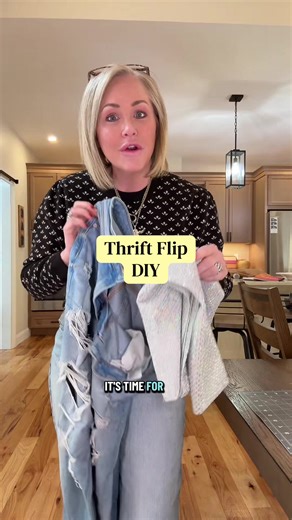 DIY Thrift Flip: Transforming Jeans into Mermaid Style