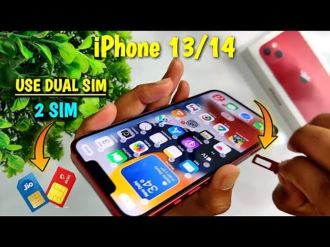 How To Use 2 Sim in iPhone 13/14 (Esim)