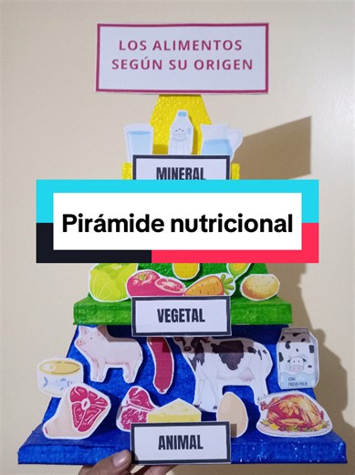 Entregamos Maqueta de Pirámide Alimenticia Rápido