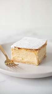 597K views · 7.4K reactions | Vanilla Slice is an aussie treat, Layeres of buttery pastry with a perfectly smooth custard filling in between. If you've ever wondered how to cut it so smooth (I know I have!) It's all about cutting slowly using a serrated knife and making sure it's really well chilled. Go slow and you'll end up with perfeclty slice Vanilla Slice! Google 'Scran Line Vanilla Slice' for the recipe! | The Scran Line | Facebook
