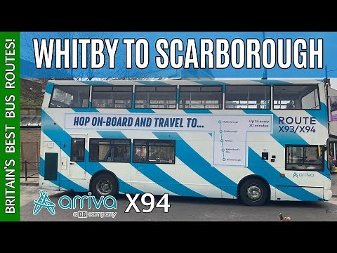 Whitby to Scarborough by bus! Coast and Moors on Arriva's Scenic X94 Service.