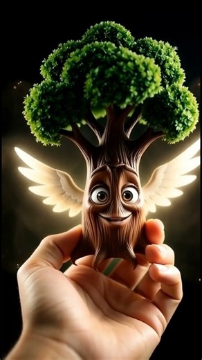 Sad Tree Gets Magical Wings 🌳✨ | Flying Tree Story | Cute Animation Short”#youtubeshorts #viral