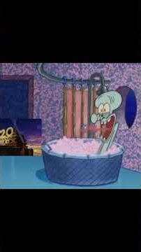 The 20th Century Fox logo drops by Squidward's house #shorts #spongebob #20thcenturyfox