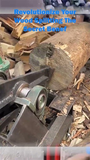 Revolutionize Wood Splitting With This Secret Desi Technique! #WoodSplitting #Jugad