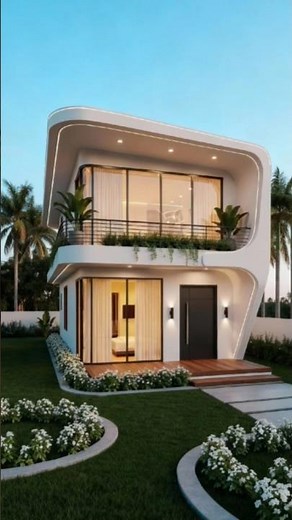 Stunning Futuristic Modern Home Design | Sleek Architecture & Minimalist Aesthetics. #dreamhome