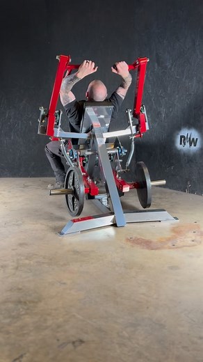 The Over-Drive So we know everyone loves an old school pullover machine. Our thoughts were, why does everyone make it the same? Why can’t there be other variations/additions. If you’ve followed us for a while, you know our style is a little unconventional. We wanted to combine the amazing diverging motion/feeling you get while doing a cable pullover/pulldown with a Not-A-Rope, traditional rope, or whatever other attachment you like, into a machine. We wanted a diverging, ISO pullover machine wit