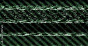 noise green matrix background realistic flickering, analog signal with bad interference, information technology and cyber security hacker