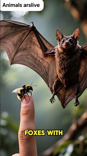 🦇 Secret Life of Bats – The Night Flyers of Nature! 🌙#bat #facts