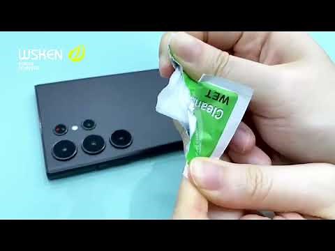 WSKEN Samsung Galaxy S24 Ultra series Camera Lens Protector Installation Video