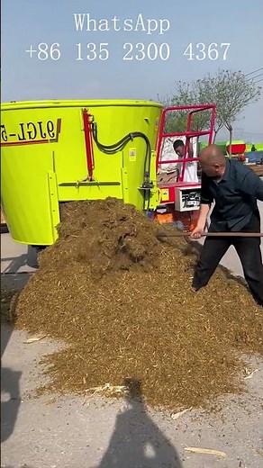 Feed mixer, 5 cubic TMR mixing tank for cattle and sheep feed