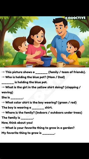 28K views · 177 reactions | Picture Comprehension | Develop Vocabulary Through Visuals | #fyp #englishlearning #vocabulary #fblifestyle #creative #fblifestyle | Kiddoctive - Homeschooling | Facebook