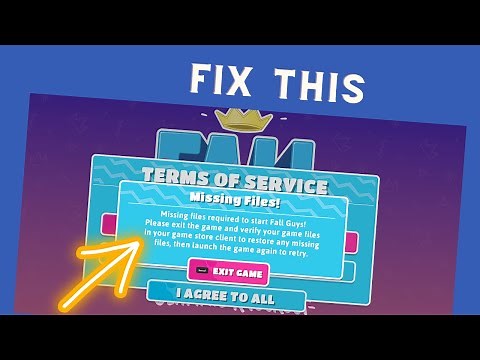 How to fix Missing Game Files error in Fall Guy
