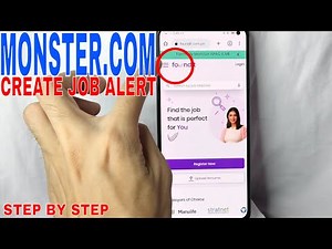 ✅ How To Create Job Alert In Monster.com 🔴
