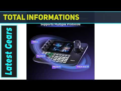 Tenveo NDI PTZ Camera Joystick Controller 7’’ LCD Best Professional Live Streaming Control Console