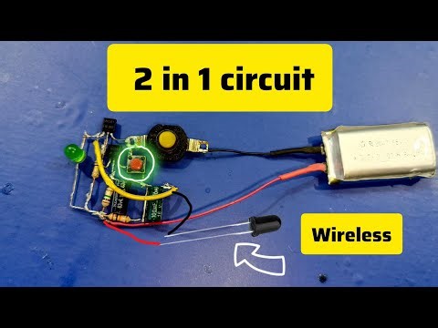 2 in 1 Circuit Using BC547 Transistor 😱 | Two Powerful Functions | simply projects for beginners