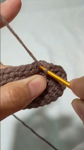 🧶 Half Double Crochet (Yarn Under) Tutorial