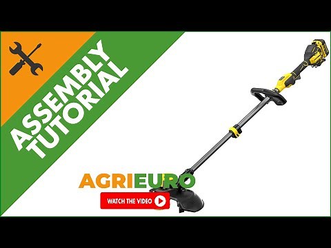 BRUSHLESS STANLEY FATMAX V20 Battery-powered Electric Edge Strimmer Assembly Tutorial