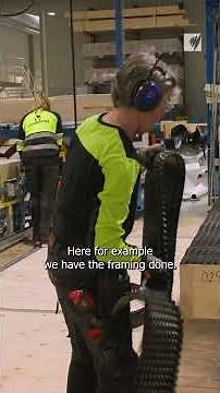 Inside a house factory in Sweden #shorts #prefabhouse #housedesign