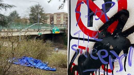 City of Portland uses up all the budgeted money for homeless camp removals on ODOT property