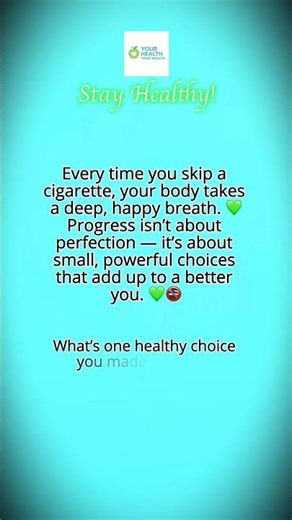 Tiny Wins, Big Change 💚 | Quit Smoking Motivation 🚭 #shorts