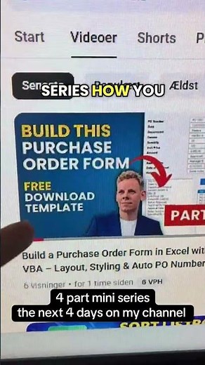 🔧 Excel UserForm Masterclass (Part 1) – Build a Dynamic PO Tool in VBA