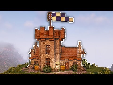 Minecraft Burg bauen Tutorial 1.19 - kleine Burg bauen in Minecraft Tutorial Deutsch
