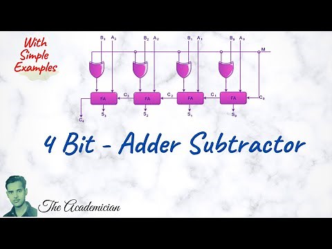 [COA 55] 4 Bit - Adder Subtractor