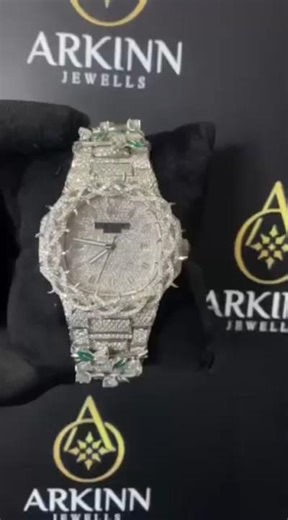 💎"Iced Out Watch"#patekphilippe #watch #diamond #hiphop #patekphilippewatches #treanding #luxury