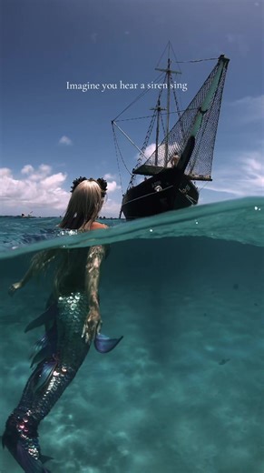 Would you answer the siren call? 👀 #mermaidtiktok #mermaidlife #sirencall #fyp #h2ojustaddwater