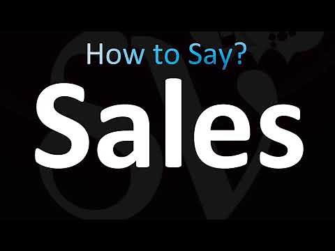 How to Pronounce Sales (CORRECTLY!)