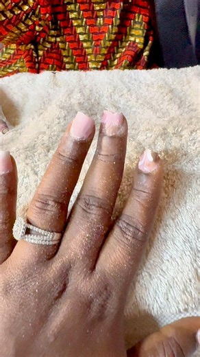 You like long or short nails? 😂 Getting my nails done by Koroma Adama CEO of Glam diva beauty salon. I had lost these files. Just found them last night. Thanks Adruno 🥰😍🥰 #nailsonfleek #nailinspo. #naildesignsideas | Antoinette Sefoi