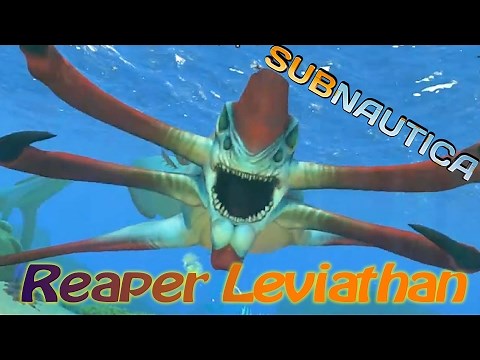 🐟 REAPER LEVIATHAN Sounds & Behaviour 🐟 - 💦Subnautica💦