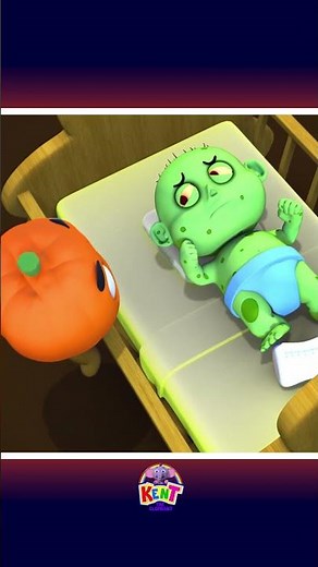 👶Baby Zombie Wants Halloween PIE 🥧#shorts #spooky #halloween #kidssong #kenttheelephant