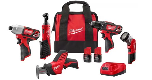 This 5-piece Milwaukee tool kit is 50% off at Home Depot