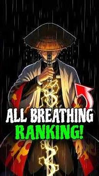 Easiest to Hardest All Breathing Styles Ranking!🤯 Demon Slayer Explained |