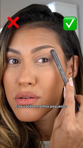 Maquiagem para abrir o olhar ✨ #makeup #maquiagem #maquiagembrasil