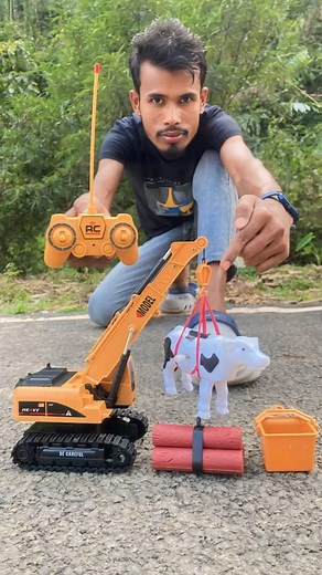 5.3K views · 1K reactions | Rc Excavator Crane Unboxing  | Bm Kidz Toys | Facebook